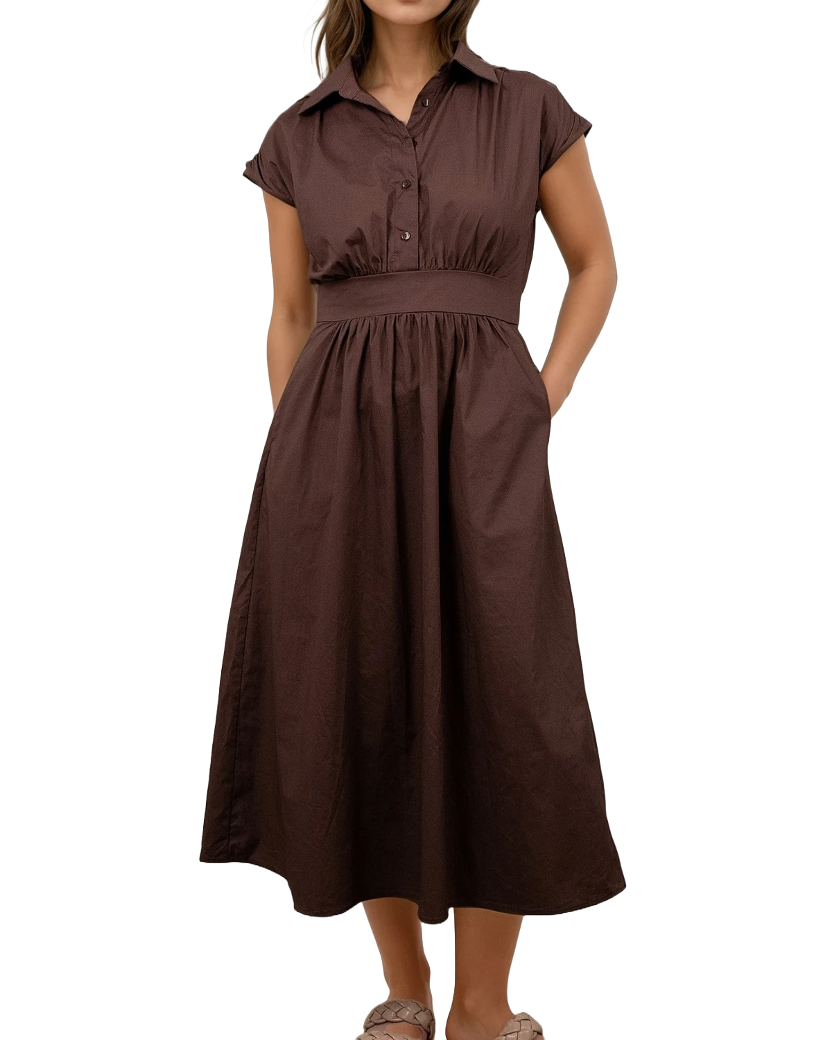 Sunny Girl Dress Chocolate Dresses Sunny Girl S(8)