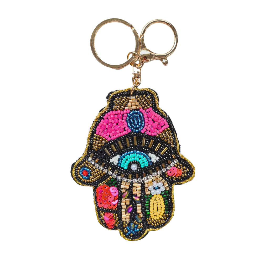Multi Hamsa Keychain SKCH412 Gifts and Accessories Zoda