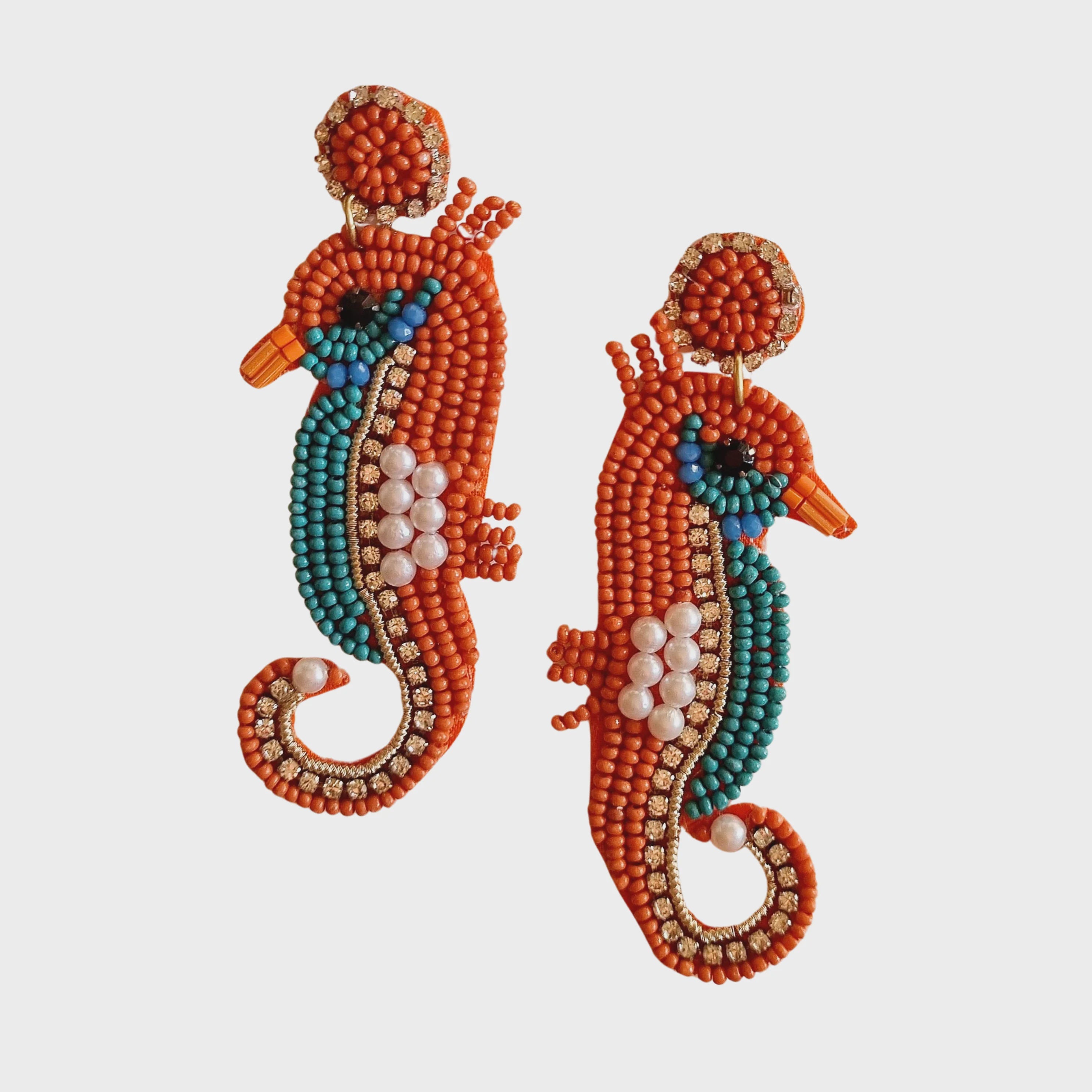 Beaded Earring SKER2985 Earrings Zoda