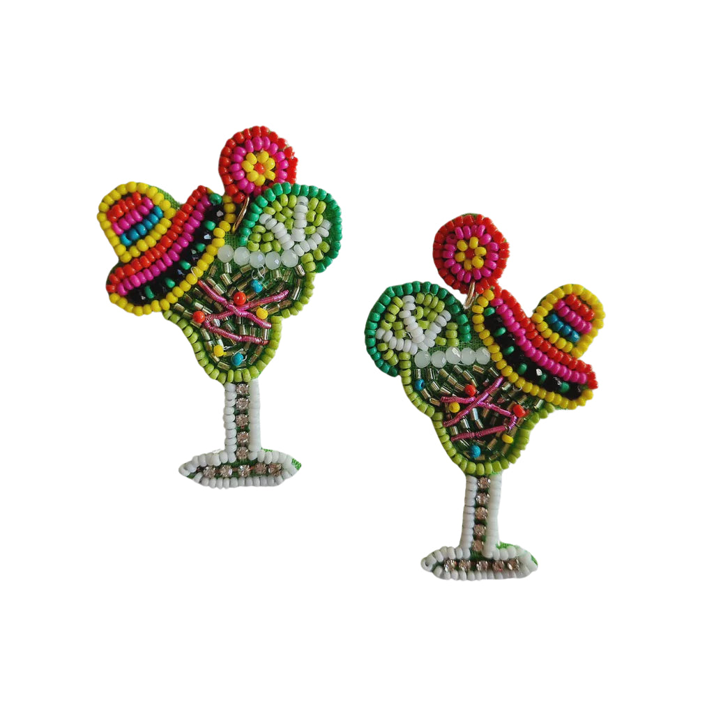 Beaded Earring SKER7286 Earrings Zoda