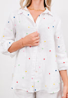 Soul Sparrow Heart Shirt White Tops Label of Love