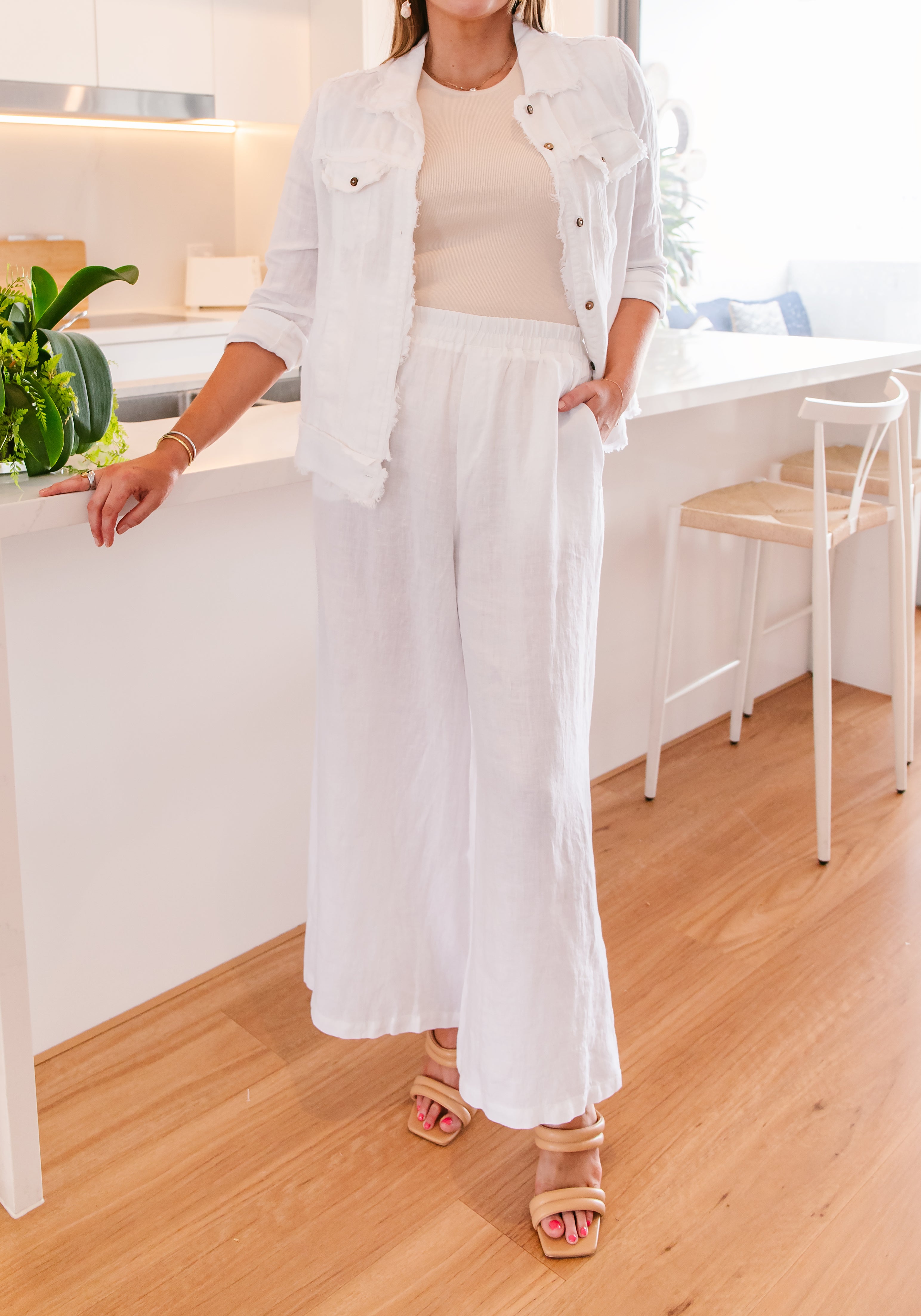 Soul Sparrow Linen Jacket White Jackets Soul Sparrow