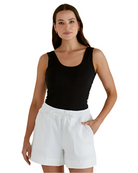 Emma Scoop Tank Black Tops Betty Basics