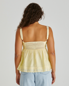 Della Top Yellow Tops Sass Clothing