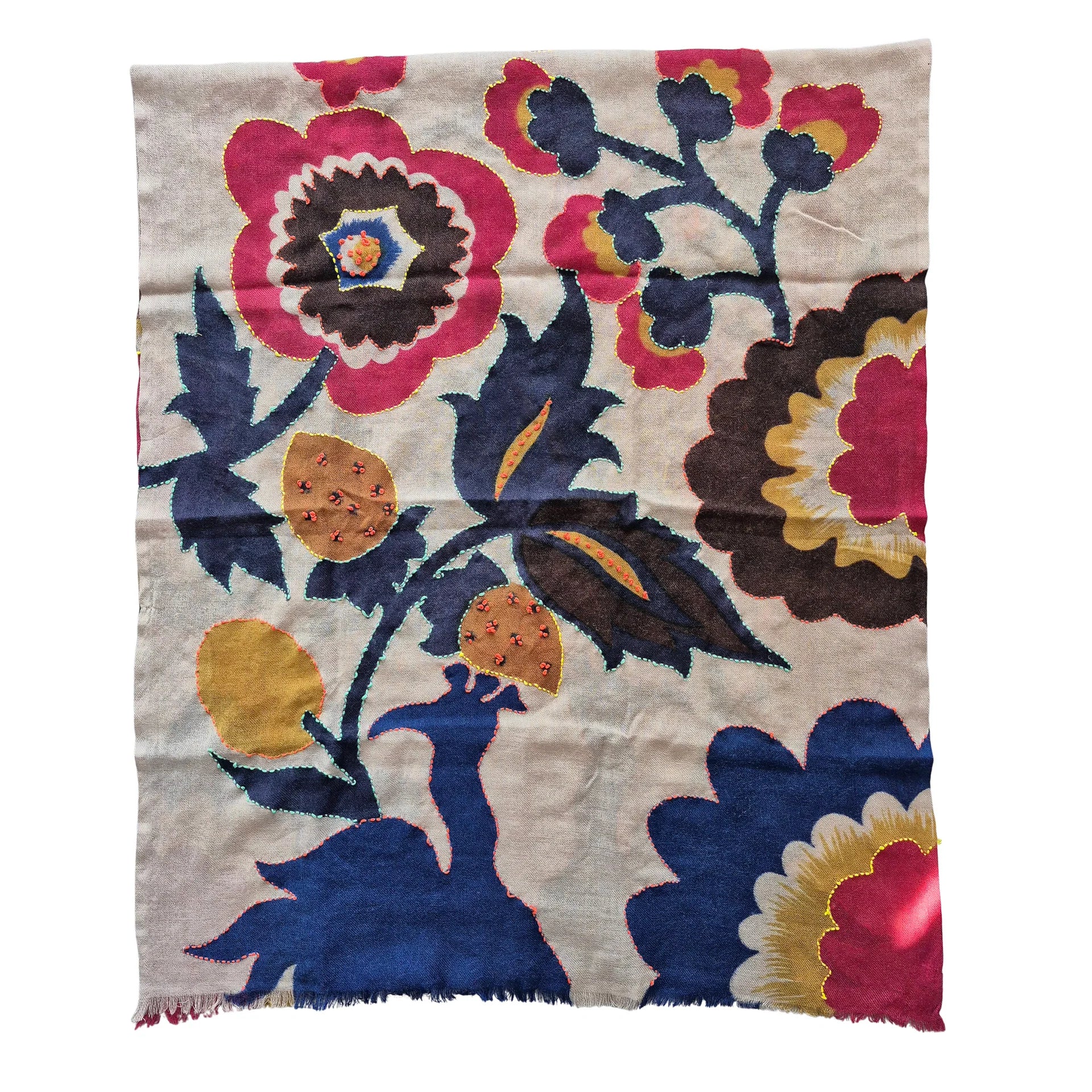 Pure Wool Scarf OS67834 Scarves and Sarongs Zoda