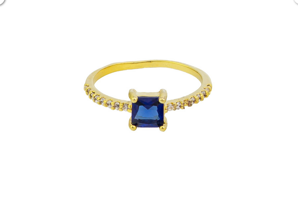 Sapphire Crystal Bella Ring Rings Tiger Tree