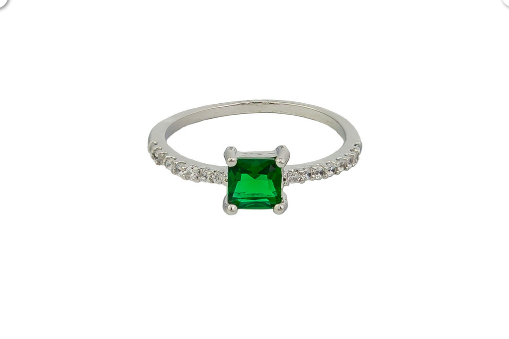 Emerald Crystal Bella Ring Rings Tiger Tree