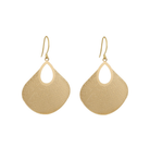 Gold Uchiwa Earrings Earrings Tiger Tree