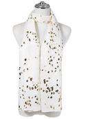 Scarf SC1965 CREAM Scarves and Sarongs Ivys