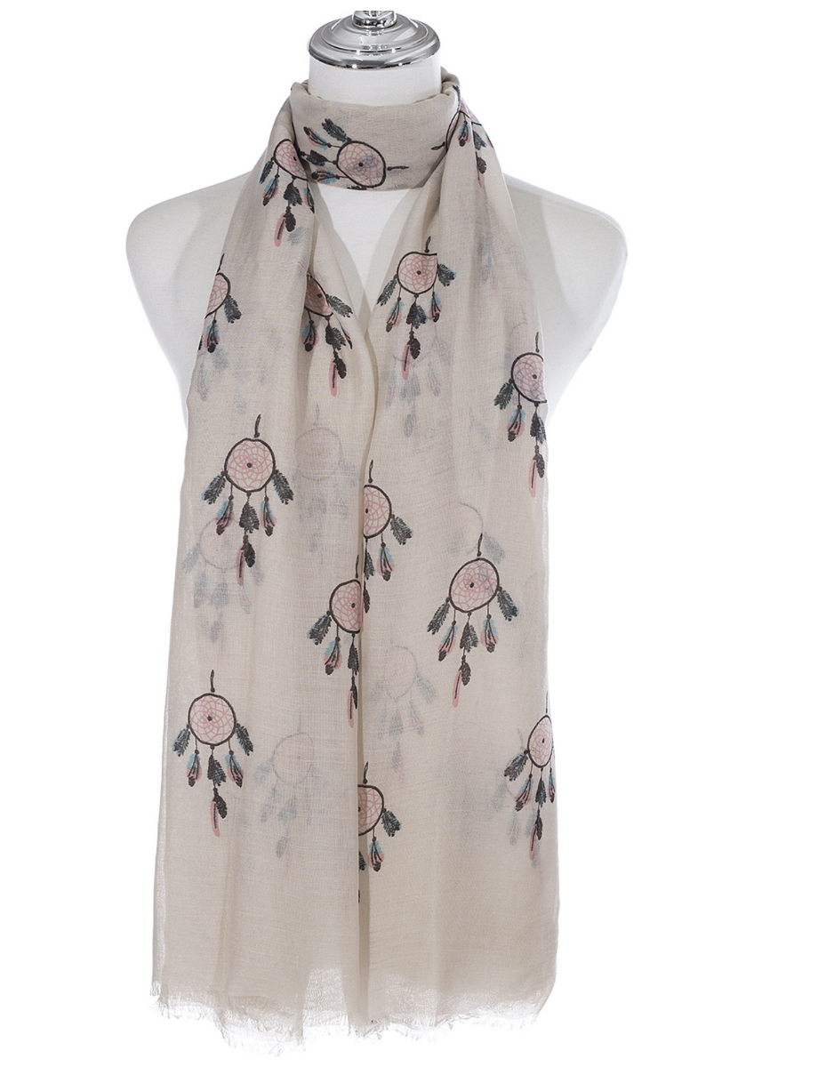 Scarf SC1431 BEIGE Scarves and Sarongs Ivys