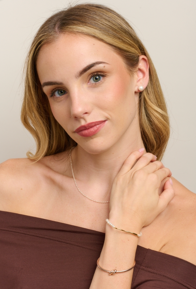 Pearl Stud Earrings Earrings Tiger Tree