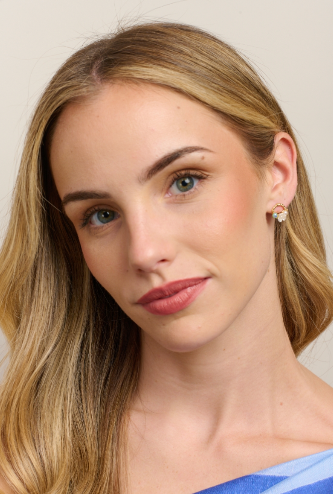 Green Flower Ring Bouquet Earrings Earrings Tiger Tree