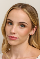 Red Crystal Apple Earrings Earrings Tiger Tree