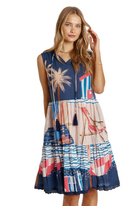 Seraphina S/less Dress Navy - Global Free Style