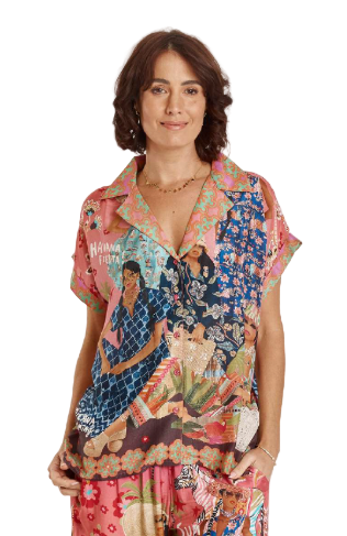 Fiesta Shirt Print Tops Lula Soul XXS(4)