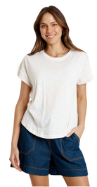 T-shirt Plain Round Neck White - Global Free Style