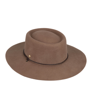 Selwyn Women Fedora Brown Hats & Millinery Kooringal   