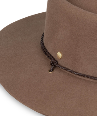 Selwyn Women Fedora Brown Hats & Millinery Kooringal   