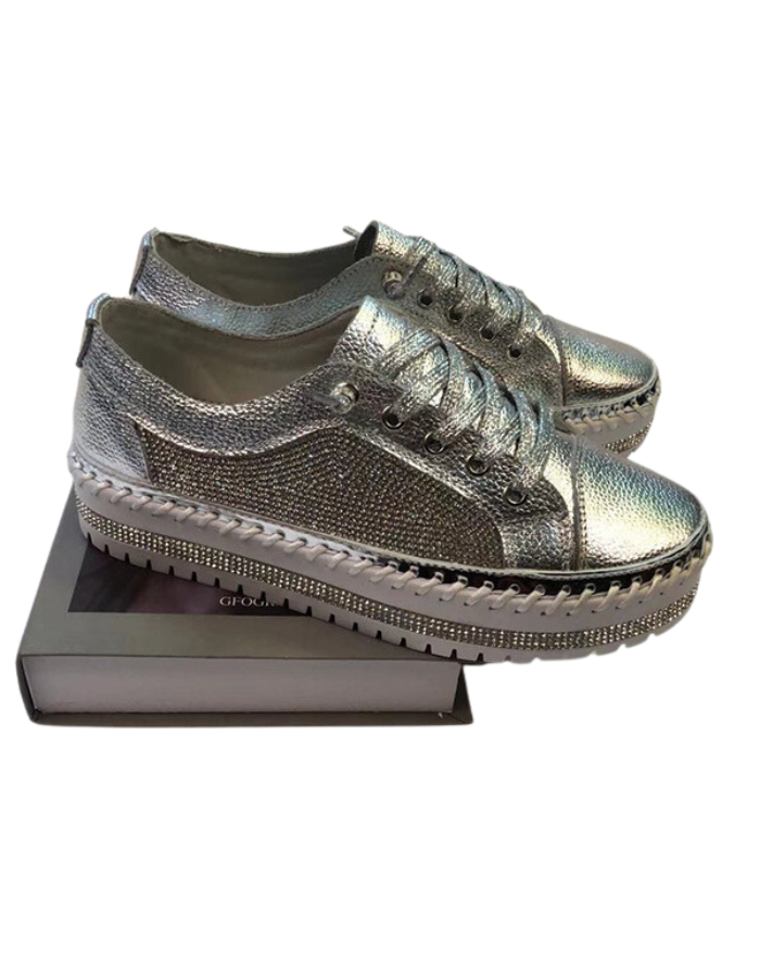 Shani Bling Sneakers Silver Shoes Ameise   