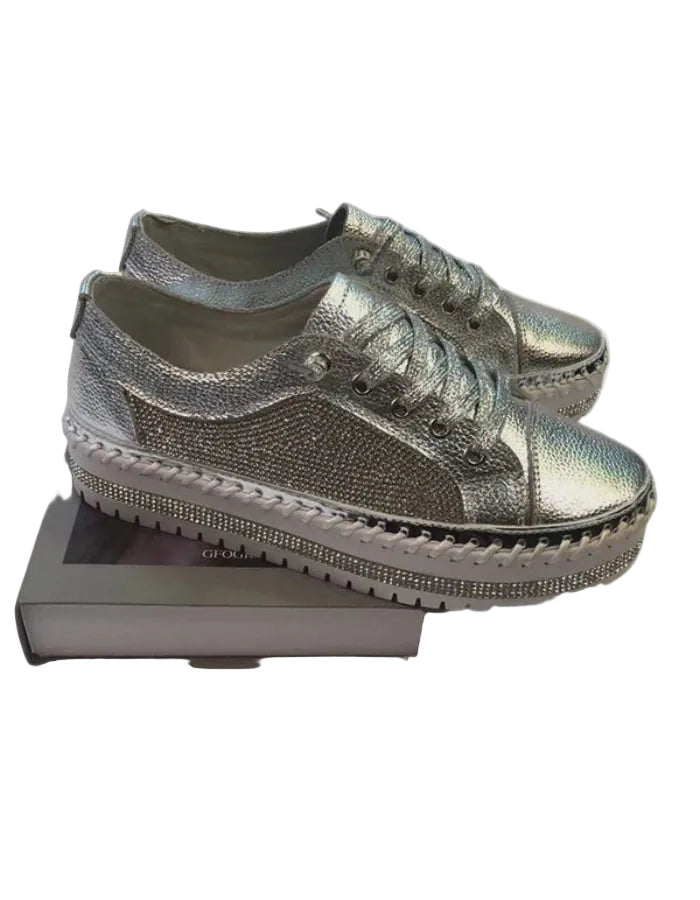 Shani Bling Sneakers Silver Shoes Global Free Style 36