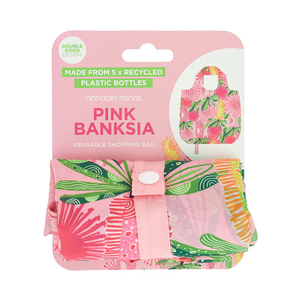 Shopping Tote Pink Banksia Bags and Purses Annabel Trends   