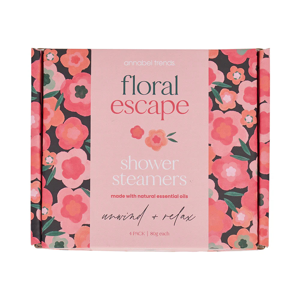 Shower Steamer Gift Box - Floral Escape 4pc Gifts and Accessories Annabel Trends   