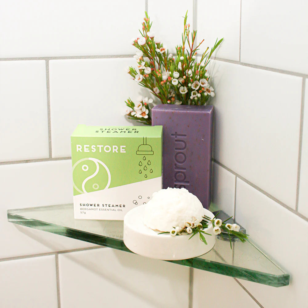 Shower Steamer Dish - White Gifts and Accessories Annabel Trends   