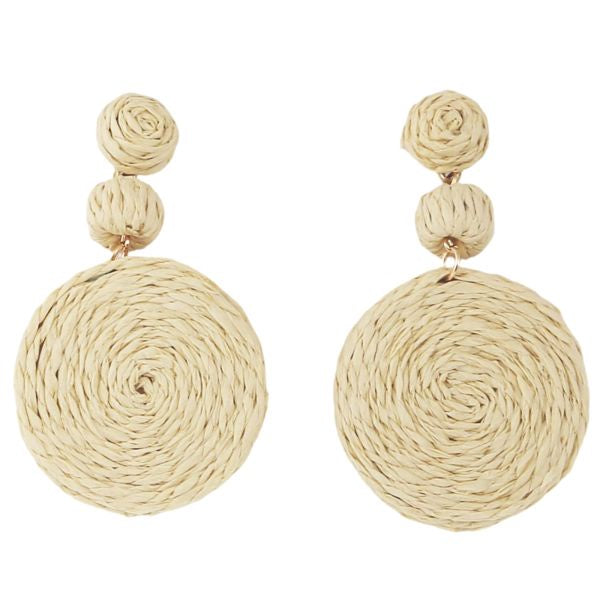 Simone Earrings Cream Earrings Enhanced   