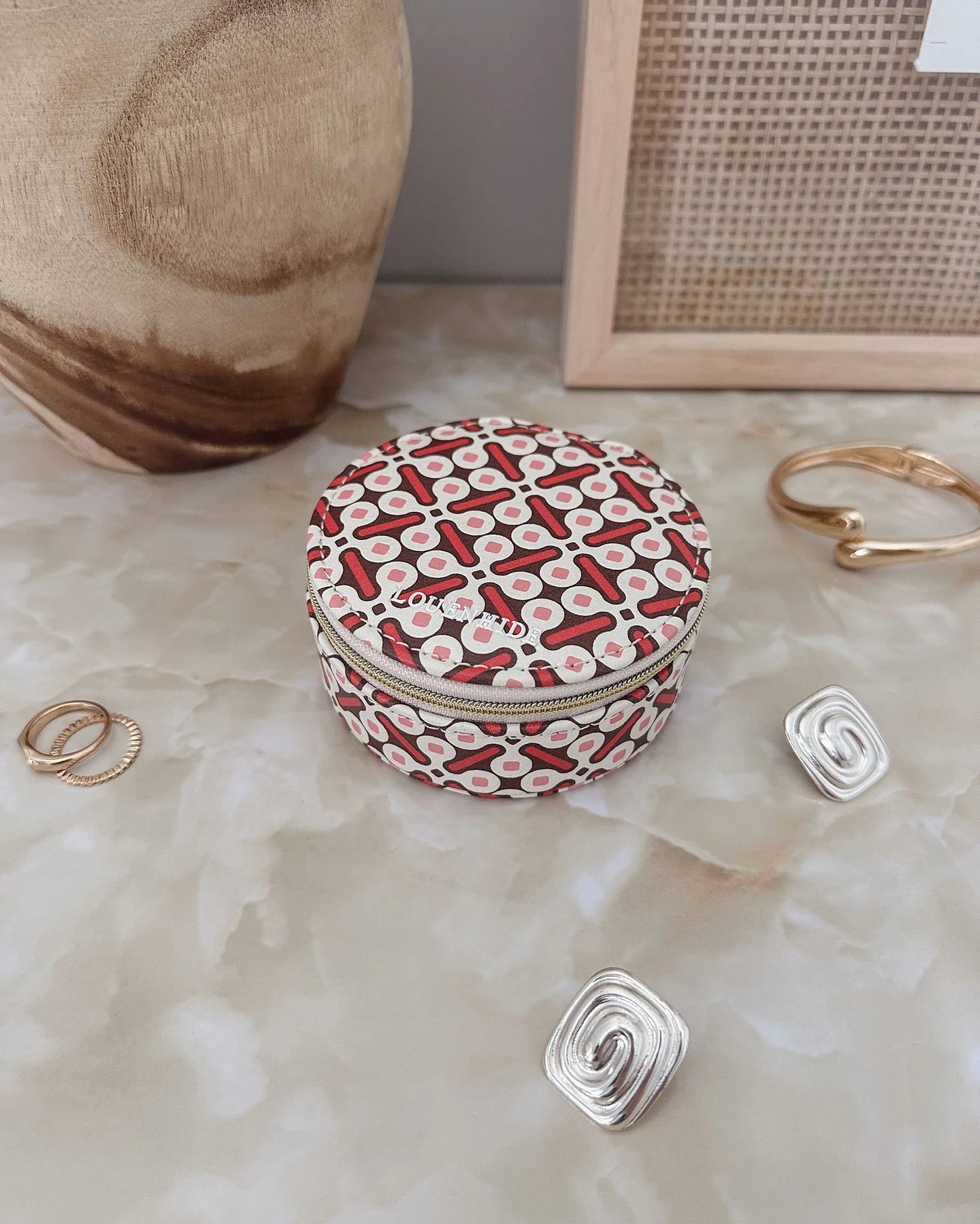 Sisco Jewellery Box - Retro Pink - Global Free Style