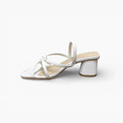Sizzle Heels White Shoes Clarice