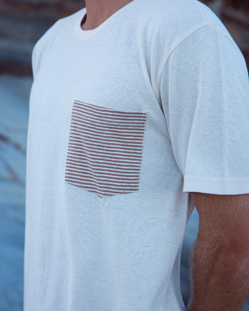 Ivory Hemp Organic Cotton Mens T Shirt Mens Tops Skumi