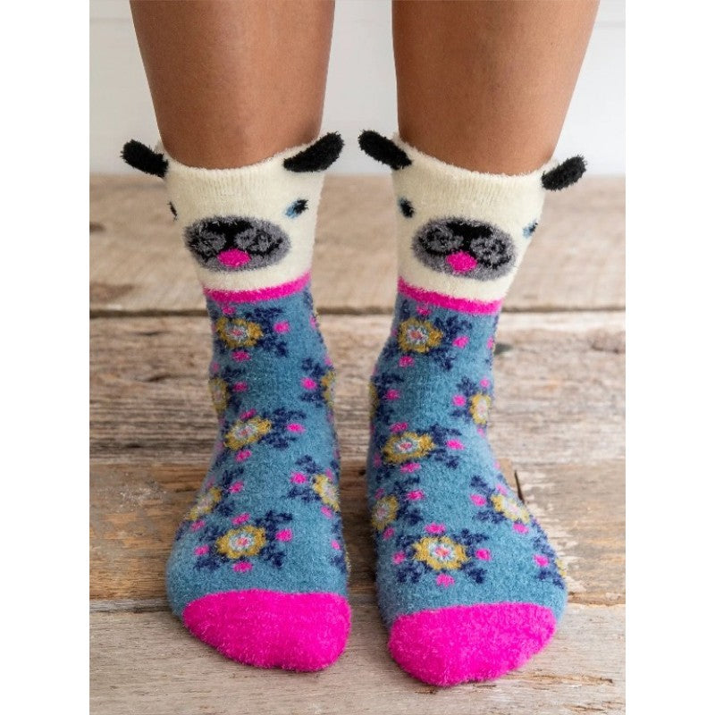 Socks Boxed Cozy Critter Cream Dog Socks Natural Life