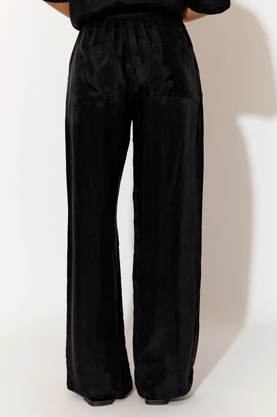 Stevie Cupro Pant (Black) Bottoms Adorne   