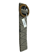 Evie Stretch Belt Stripe chocolate - Global Free Style