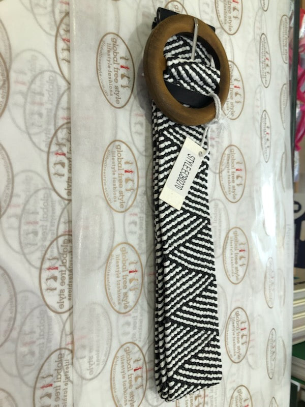 Evie Stretch Belt Black - Global Free Style