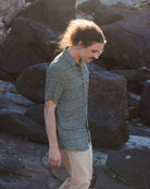 Island Warrior Mens Short Sleeve Shirt Mens Tops Skumi   