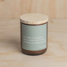 Heartfelt Quote Candle - don't think, just feel Gifts and Accessories Commonfolk