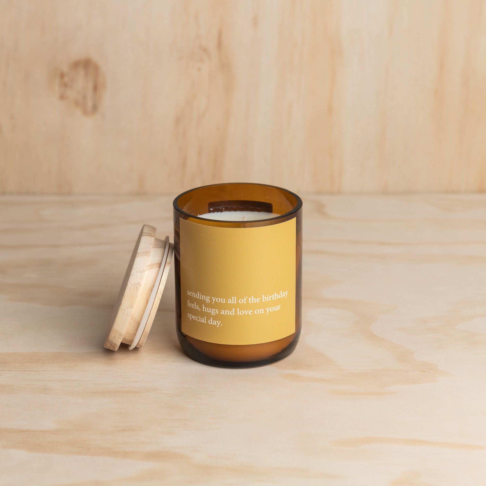 Heartfelt Quote Candle - birthday feels Gifts and Accessories Commonfolk