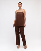 Chocolate Pant Bottoms White Closet