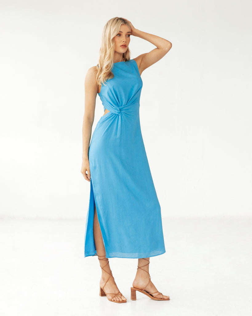 Amelia Dress Turquoise - Global Free Style