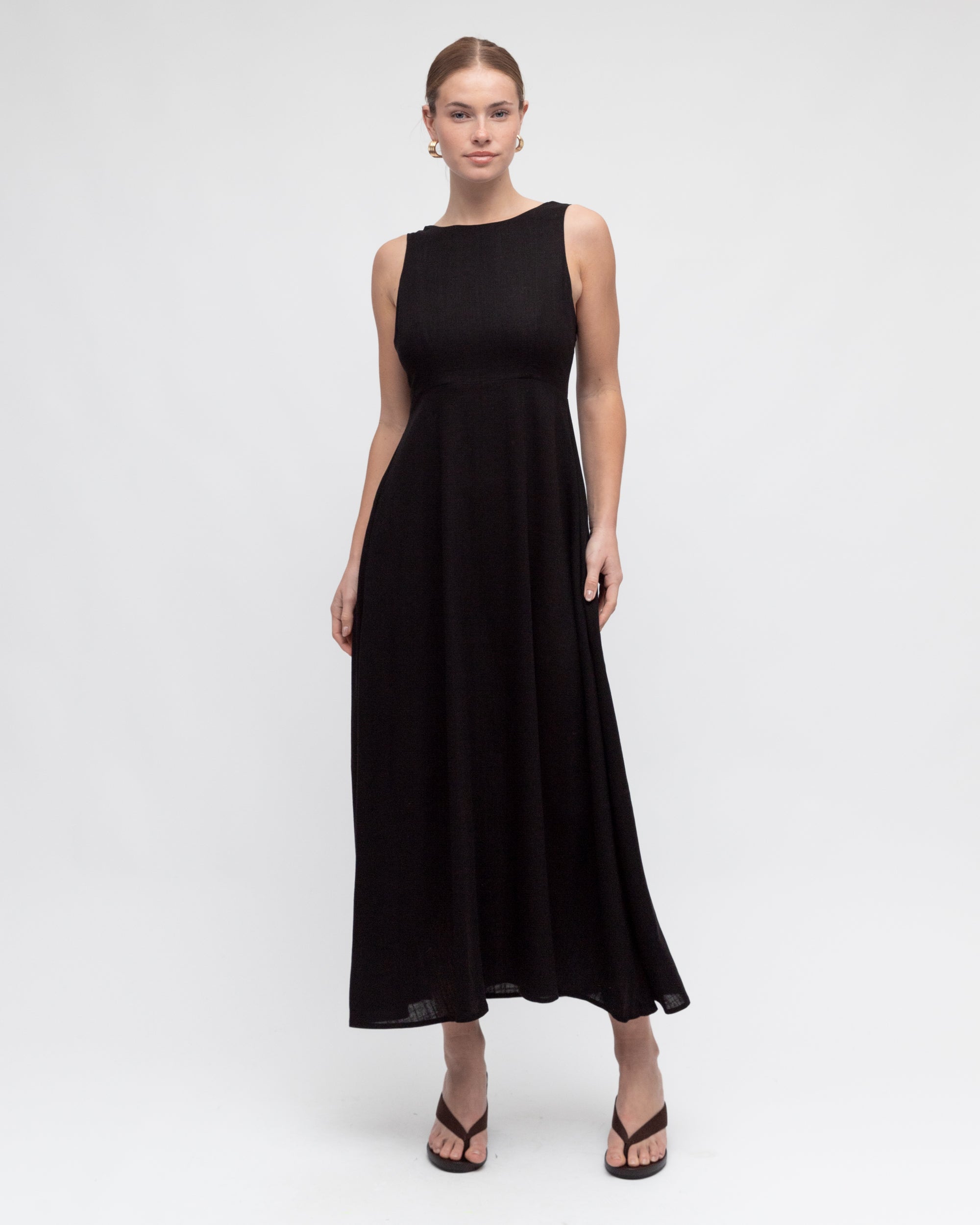 Heidi Dress Long Black Dresses White Closet