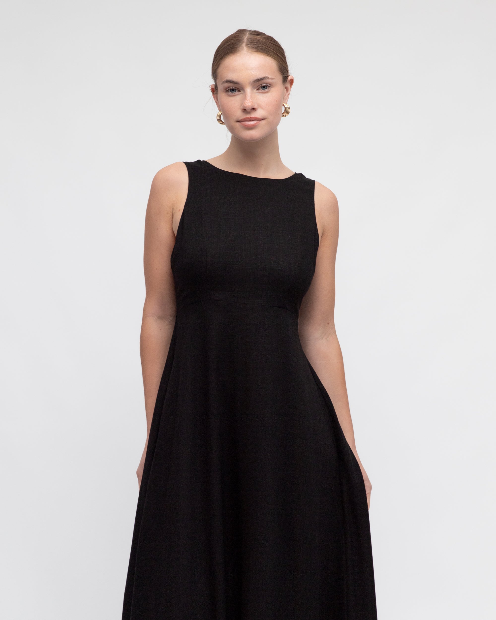 Heidi Dress Long Black Dresses White Closet