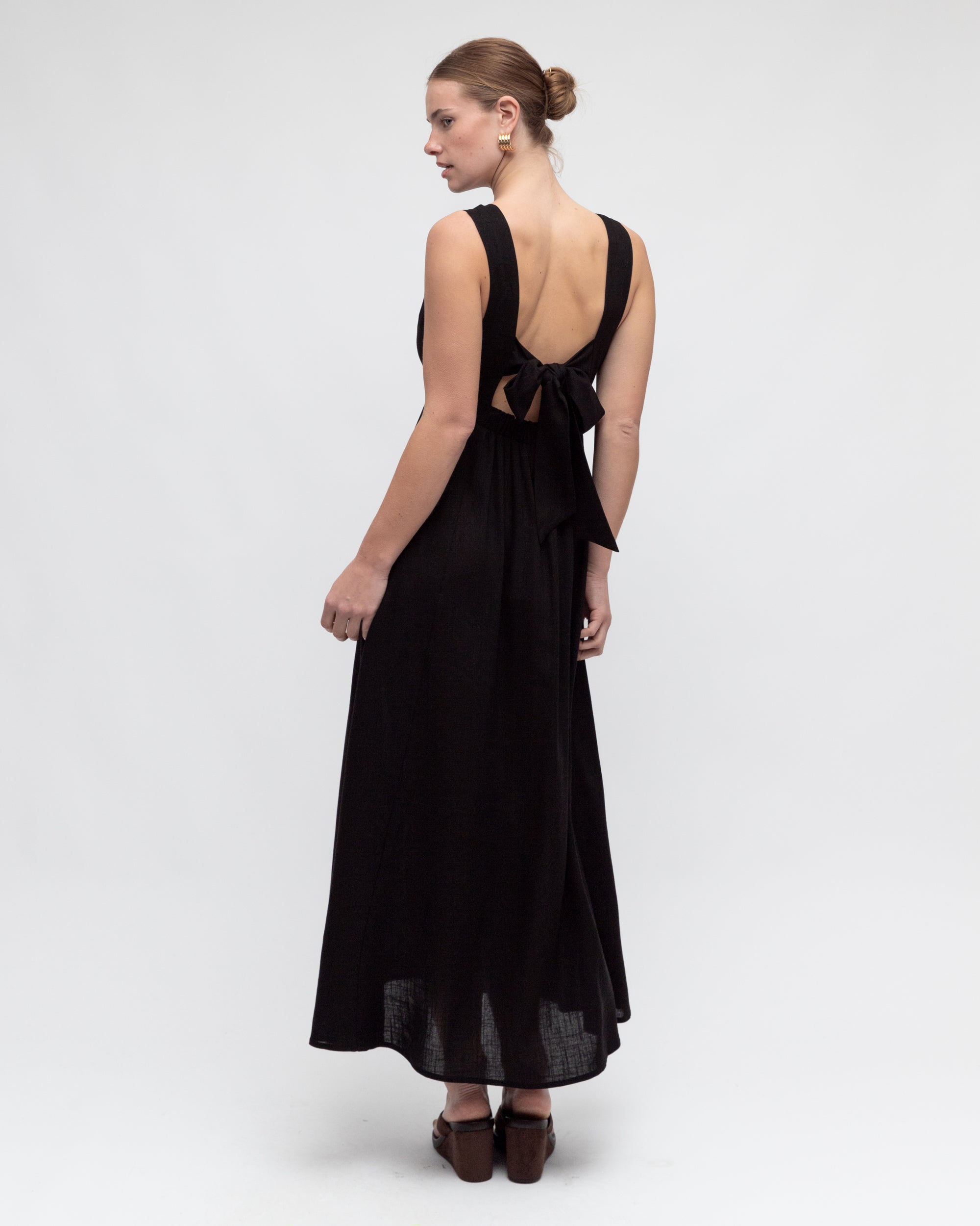Heidi Dress Long Black Dresses White Closet