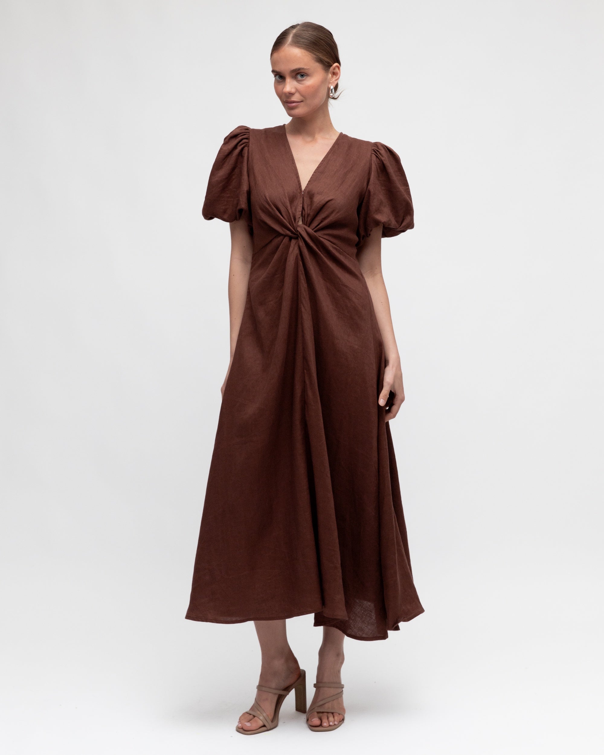 Sara Dress Chocolate - Global Free Style