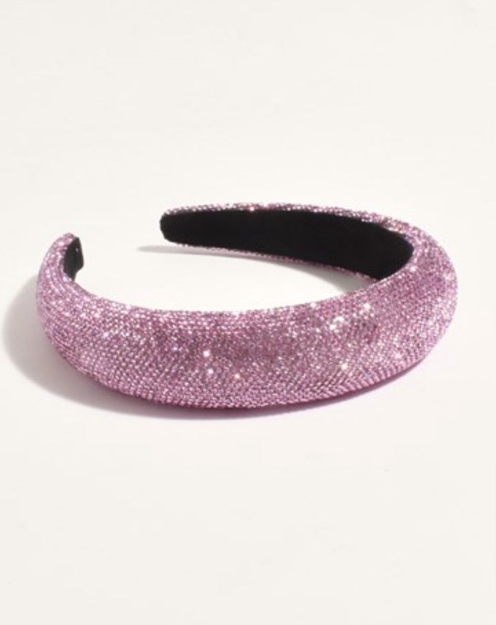 Crystal Embellished Event Headband Pink - Global Free Style