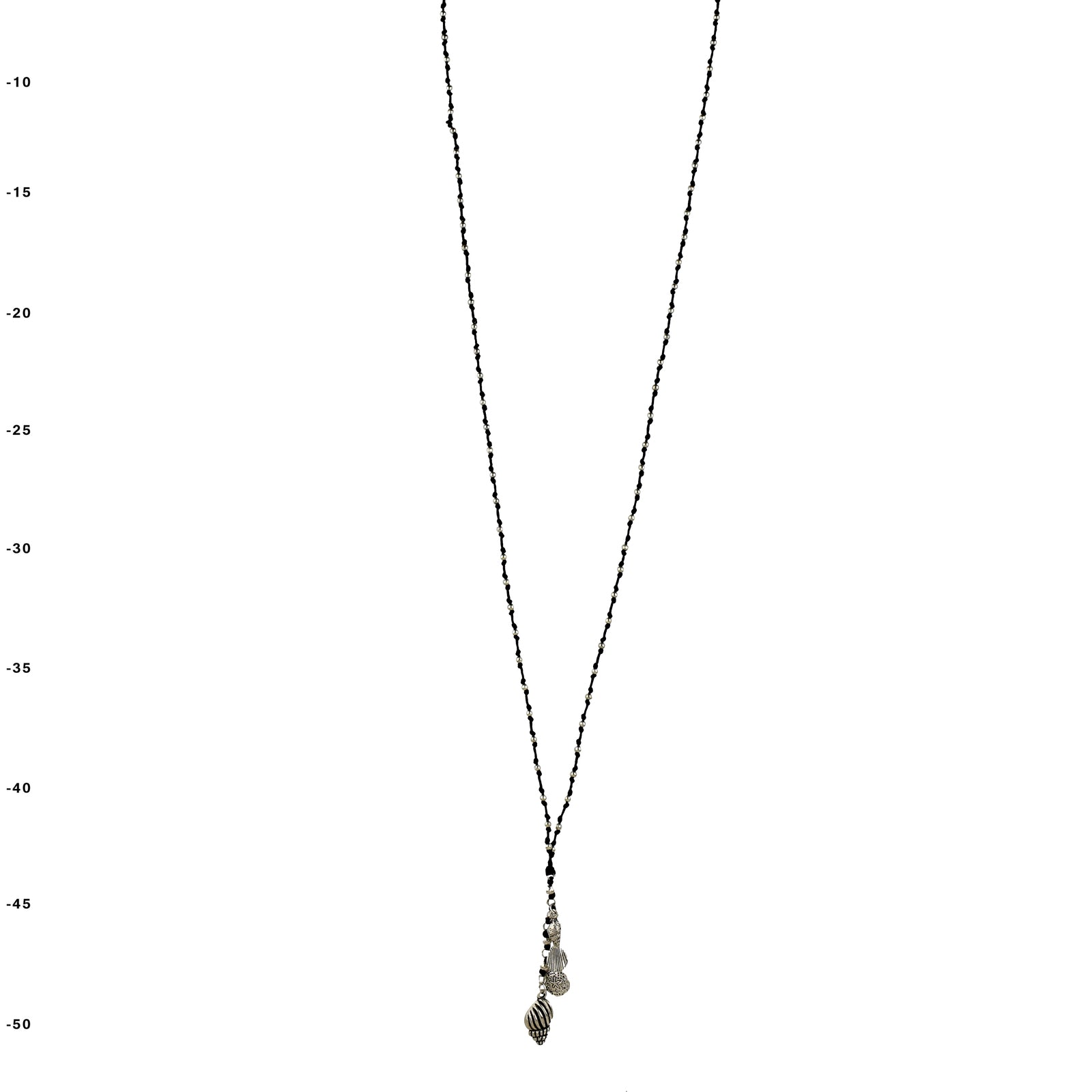 Waxed Cord Necklace Seashell Aqua Necklaces Taylor Hill