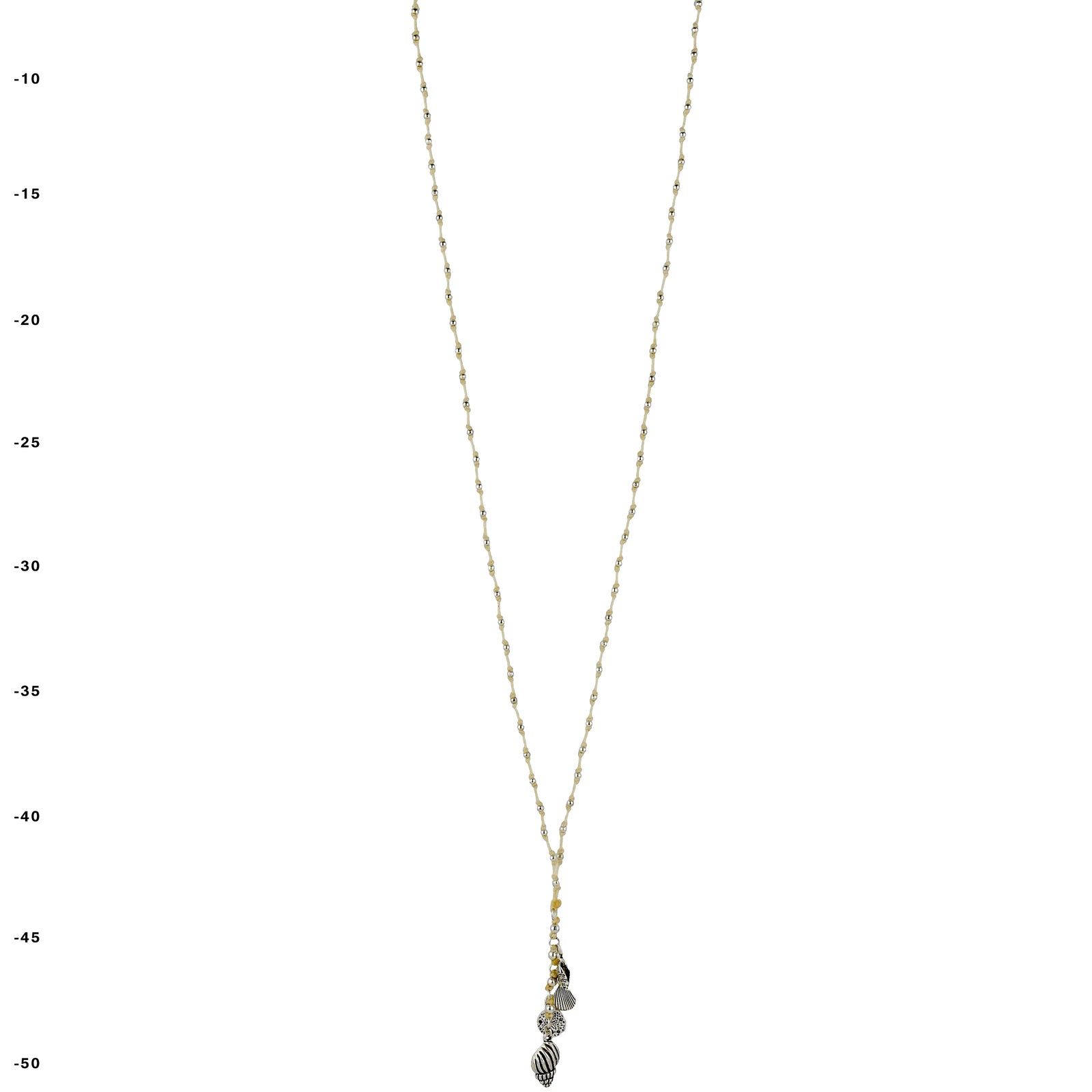Waxed Cord Necklace Seashell Cream Necklaces Taylor Hill