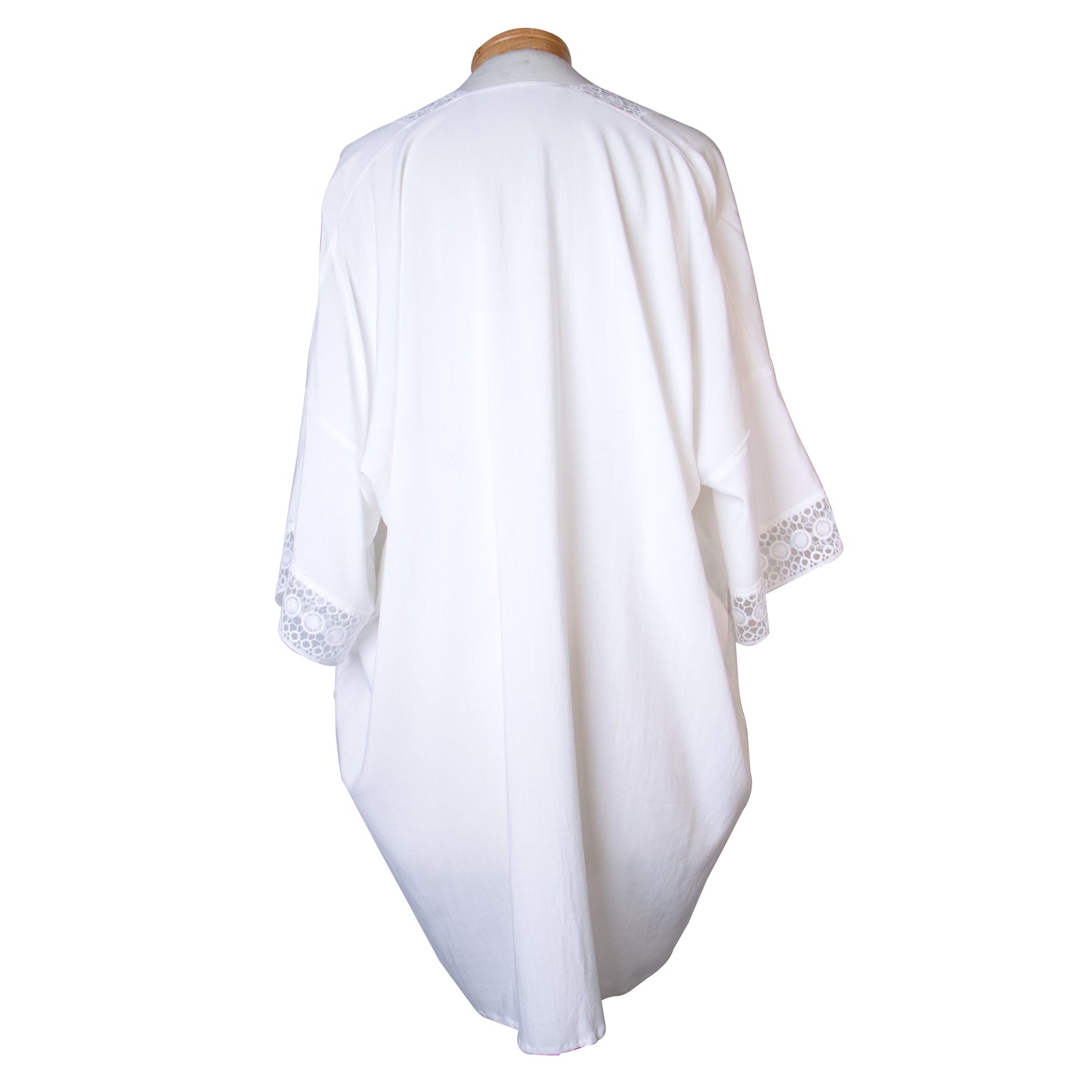 Lace Kimono White Tops Taylor Hill