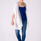 Lace Kimono White Tops Taylor Hill