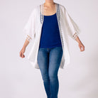 Lace Kimono White Tops Taylor Hill